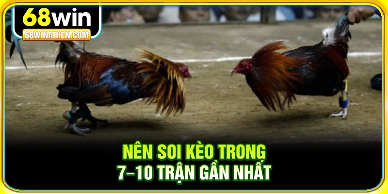 Nên soi kèo trong 7–10 trận gần nhất